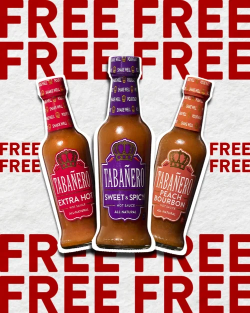 tabanero hot sauce rebate